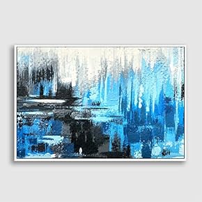 Framed Canvas Wall Art for Living Room, Bedroom Abstract Impression Canvas Prints for Home Decoration Ready to Hanging - 16x24 inches