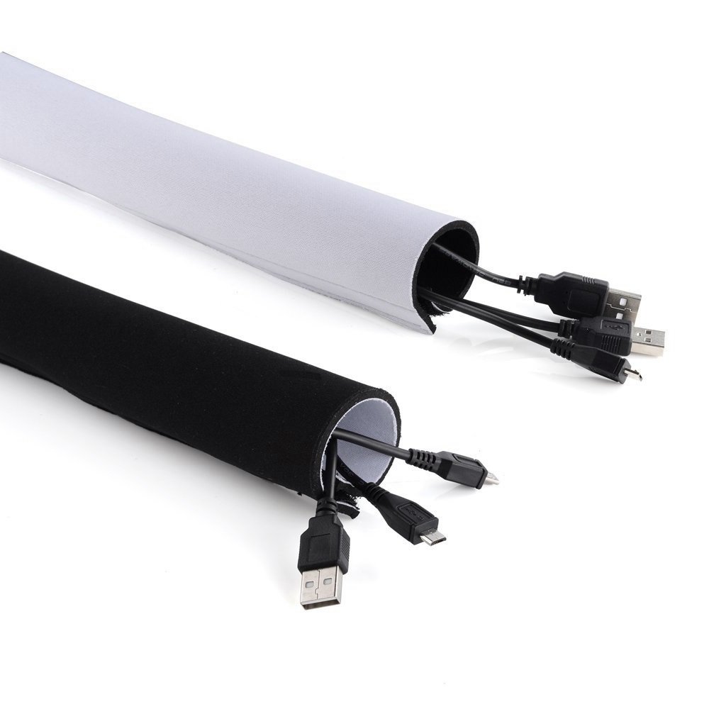 Maclean MCTV-672 Anpassbarer Kabelkanal Universeller Kabelschlauch Kabelkanal 200 x 11 cm