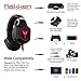 Raikken Stereo Gaming Headset PS4, Xbox One, PC Compatible with Mic, Noise Cancelling Gaming Headphones with LED Lights, High Performance Flip Microphone, Supports Nintendo Switch & Playstation 4 Prothumb 3