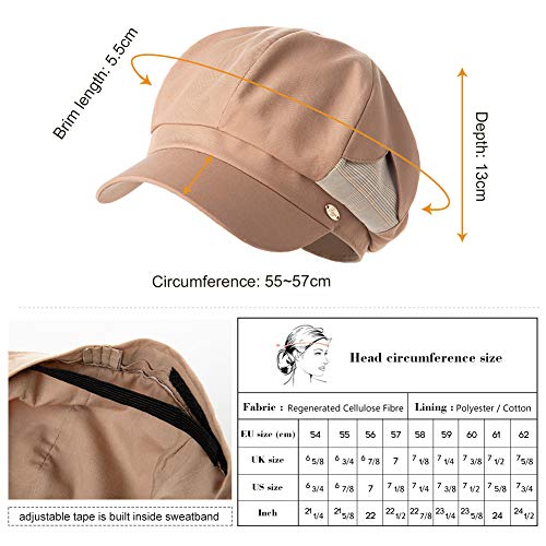 ladies summer baker boy hats