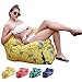 Inflatable Lounger Chair with Portable Carry Bag for Various uses (U-Banana Chair)