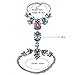 Holylove Colorful Crystal Gold Chain Unique Statement Body Jewelry Necklace- with Color Box (HLYT-colorful)