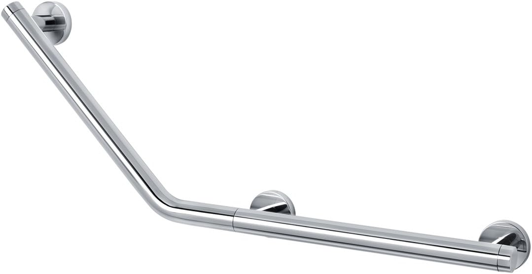Tiger Boston Comfort & Safety 135º Grab Rail, Left Version, Stainless Steel Polished, 58.7 x 23.6 x 7 cm, 58,7x23,6x7 cm