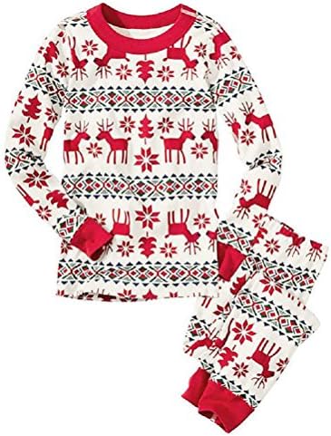 Family Matching Christmas Pajamas's Set Mom Dad Baby Kids Xmas Sleepwear Nightwear