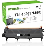 Aztech 1 Pack Toner Cartridge Replaces Brother TN450 TN-450 TN420 Black, High Yield (2,600 pages)