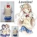 WOTOGOLD Anime Cosplay Costumes Love Live Kousaka Honoka School Uniform Set Sweater With Short Sleeve Shirt and Bowtie