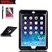 iPad Mini Case, iPad Mini 3 Case, TabPow [Shockproof][Drop Protection][Heavy Duty] Rugged Triple-Layer Defender Hybrid Case Cover with Stand for Apple iPad Mini 1 2 3 (Retina Display) (Black)