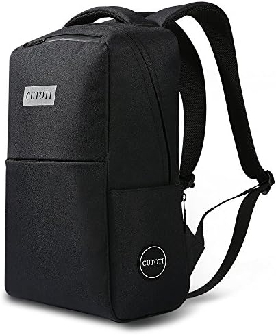 CUTOTI Business Water Resistant Laptop Backpack Fits Under 17-Inch Laptop,Black
