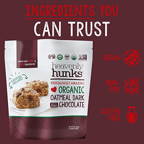 Heavenly Hunks Organic Oatmeal Dark Chocolate, 22 oz Bag Pricepulse