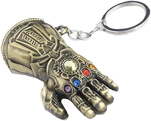 UPLEYING Marvel Gauntlet Keychain Armor Key Chains Novelty Key Chain