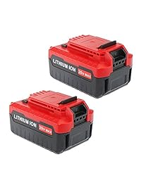 wefix 20 V max 4.0 A Batería De ion de litio de repuesto para Porter Cable pcc685l pcc680l pcc682l pcc685lp Porter Cable 20 V batería (2 unidades)