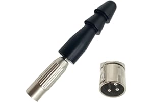 3XLR Connector Accessories Vac-U-Lock Adapter Male Connector for Reciprocating Saw Adapter Motion Machinery Machine etc.