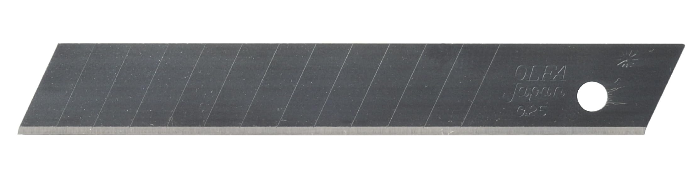 OLFA FWB-10 - Pack de 10 cuchillas troceables 12,5 mm Ultra-Flexible negras