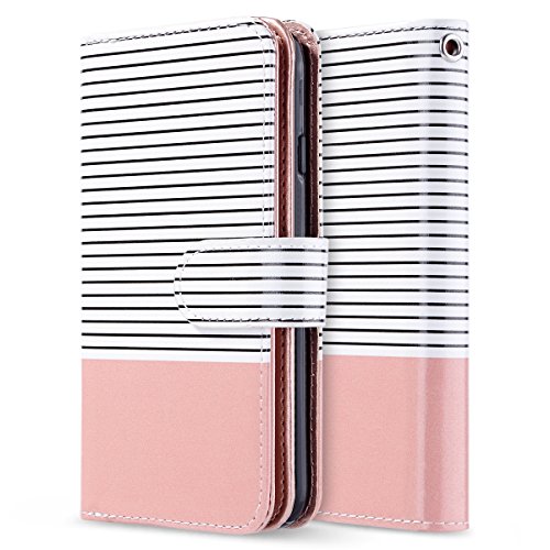 image for ULAK iPhone 7 Case Wallet, Flip iPhone 8 Wallet Case,Premium PU Leathe