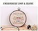 Embroidery Hoops Cross Stitch Hoop Ring Imitated Wood Circle Set Display Frame For Art Craft Handy Sewing and Hanging-3 Pcs