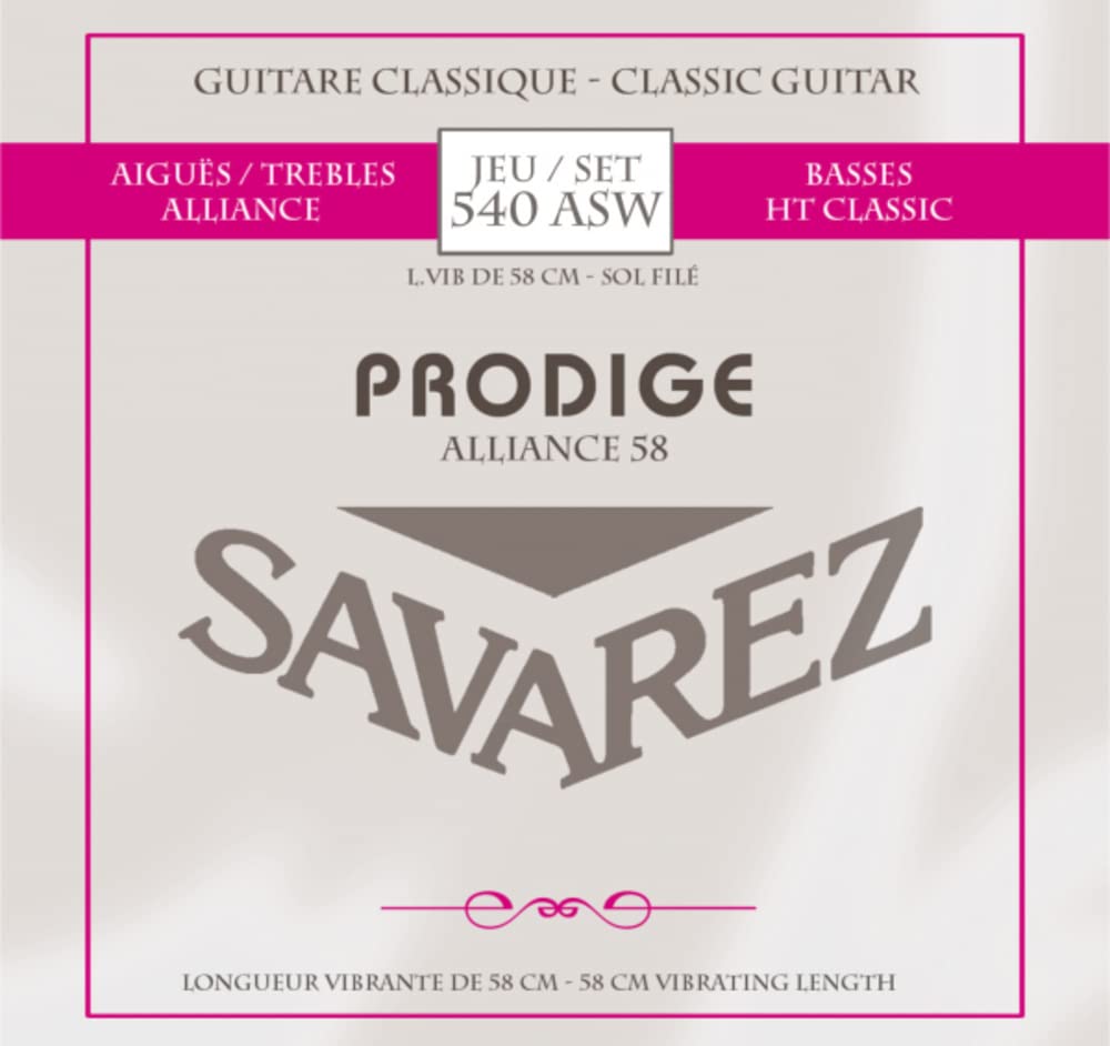 Savarez classical guitar strings Prodige 38 1/8-3/4 size 3/4-7/8 Carbon Gw 540ASW