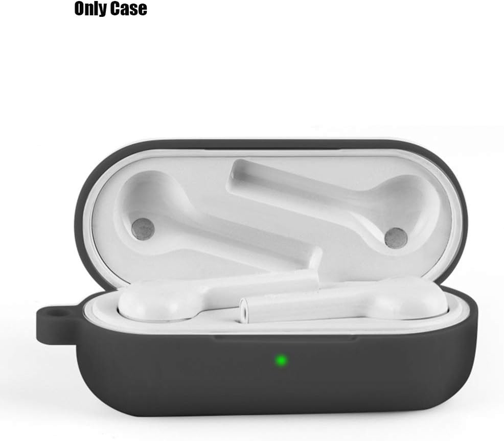 Ladaidra Silicone Protective Case Full Cover with Carabiner for Huawei FreeBuds Lite