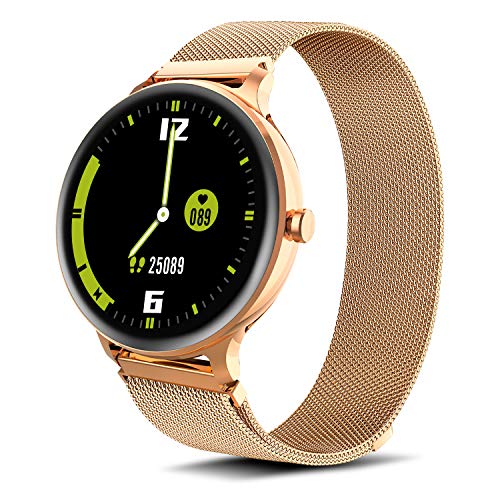 rose gold android smart watch