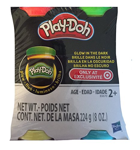 Play Doh Glow 4pk (8 oz total)