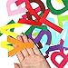 RERIVER 3.2-Inch Felt Alphabet Letters(4 Sets) 104Pcs A to Z Assorted Colors Fabric ABCs for DIY Craft Kids'Toys Christmas Birthday Party Decoration