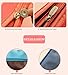 O,Like Super Capacity Pencil Case Three Compartment Pencil Holer Pencil Pouch Pen Bag Cosmetic Bag (grey)