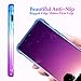 Ruky for OnePlus 6T Case, Gradient Quicksand Series Glitter Flowing Liquid Floating Soft TPU Bumper Cushion Reinforced Corners Protective Women Girls Cute Case for OnePlus 6T (Blue Purple)