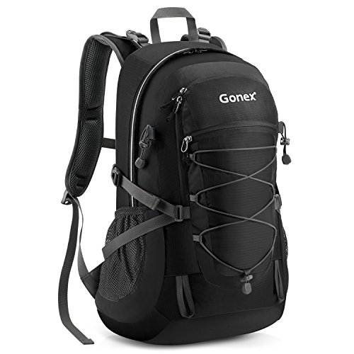 Gonex Updated 35L Hiking Backpack, Water Repellent Camping Outdoor Trekking Daypack, Backpack Cover Included Gonex Updated 35L Hiking Backpack, Water Repellent Camping Outdoor Trekking Daypack, Backpack Cover Included