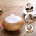VALYRIA 140ml Aromatherapy Essential Oil Diffuser, Wood Grain