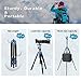 ZOMEi Tall Tripod,Camera Tripod for DSLR, Z818 Tripods for Cameras 65'' Aluminium Alloy Monopod with 360 Panorama Ball Head Quick Release Plate Ball for DSLR Canon Sony Nikon Cameras(Blue)