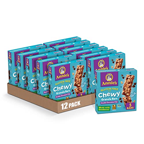 Annie's Gluten Free Chewy Granola Bars, Double Chocolate Chip, 5 Bars