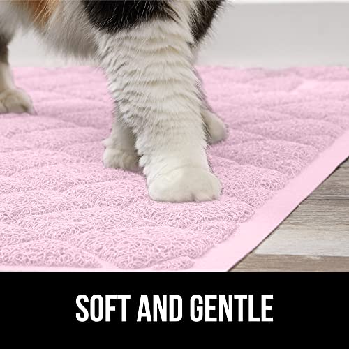 Gorilla Grip Thick Cat Litter Trapping Mat, 30x18, Less Waste, Traps
