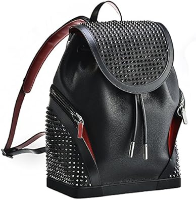 Amazon Christian Louboutin クリスチャン ルブタン バッグ メンズ Calf バックパック リュック ブラック 0001 B115 並行輸入品 Christian Louboutin タウンリュック ビジネスリュック
