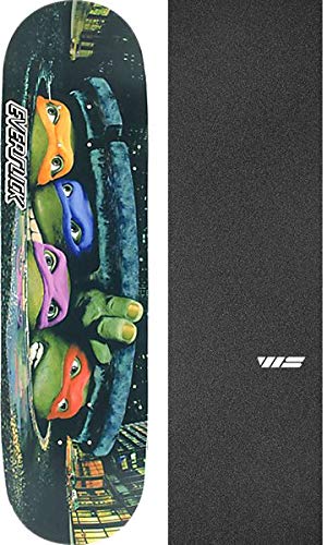 Tmnt Poster Everslick Skateboard Deck - 8.25" X 31.8" With J