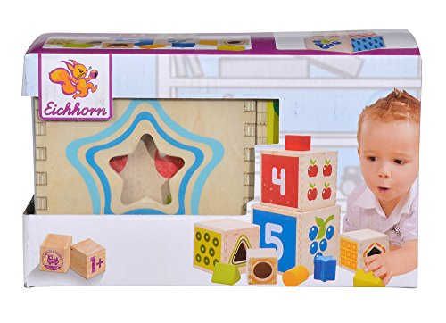 Eichhorn 100002252 - Bunter Steckturm, 10-TLG, Höhe: 40cm, Birkenholz – Bild 8