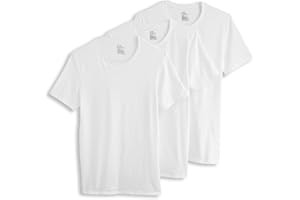Jockey Men's Undershirt Cotton Stretch Crew Neck Undershirt - 3 Pack