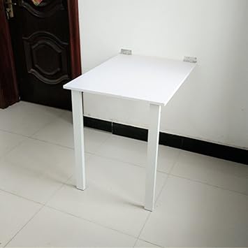 Tische Meiduo Wand Klapptisch Weiss 3 Grossen Computertisch Farbe Weiss Grosse 80 50cm Amazon De Kuche Haushalt