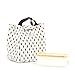 UINSTONE LUNCH BAG, WELL INSULATED & WATER-SLIDE COATING HAND BAG with Hook and Loop Strip