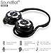 SoundBot® SB220 Bluetooth Noise-Reduction Stereo Headphone for Music Stream & HandsFree Calling w/ 20 hrs Extended Talk and Playback Time, 400 hrs Standby time, Built-in Mic, A2DP, AVRCP, Chrome