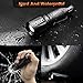 Brionac LED Tactical Flashlight, Best Powerful Waterproof Flashlight-2 Pack, Adjustable Focus and 5 Light Modes, Portable with Belt Clip for Biking Camping Emergency (Batteries Not Included)