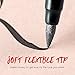 Brush Pen Set 12 Color Dual Tip Markers - Calligraphy Lettering Paint Art Manga