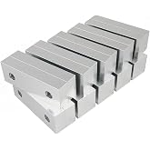 10 Set 20pcs 6 x 2 x 1 Soft Jaws Set Standard Machinable Aluminum Compatible with Kurt 6" Vise Jaws