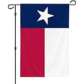 Texas State Garden Flag, 12x18 Inch Double-Sided, Vivid Color Texas National Garden Flags, for Indoor Outdoor Party Home Lawn Decor