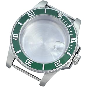 FEIYASHI 40mm Diver SUB Watch Case 316L Stainless Steel Fits NH35 NH36 2824 8215 Automatic Movement Sapphire Glass Replacemen