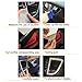 YGMONER 9.4 x 8 Inch Bling Car Trim Self-Adhesive Rhinestone DIY Decoration Sticker Accessories for Women, Interior Exterior Decoration (Small, Hot Pink)
