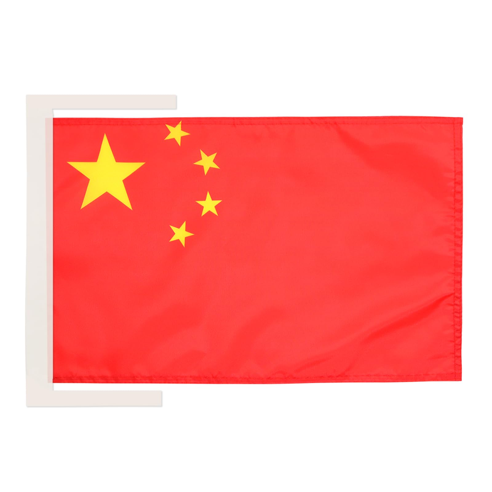 AZ FLAG - China Flag - 18'' x 12'' - 100% Polyester Chinese Small Banner with Two Cords - Fade Resistant - Vivid Colors - 18x12 in - 45x30 Cm โ image 1