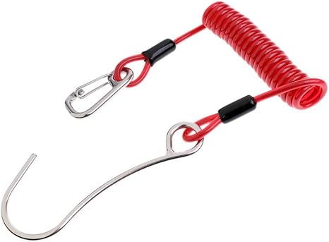 MOUNTAIN MEN Tauchen Dive Riffhaken mit ausziehbarem Spiral Anhängeöse