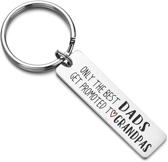 GRANDPA KEYCHAIN with NAMES Pregnancy announce Only the ...