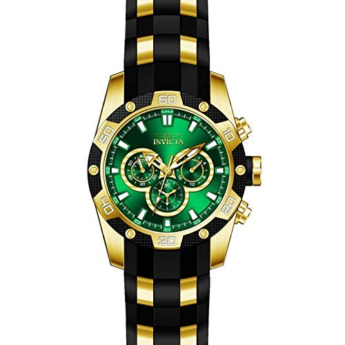 Invicta Men's 25837 Speedway Quartz Chronograph Green Dial Watch