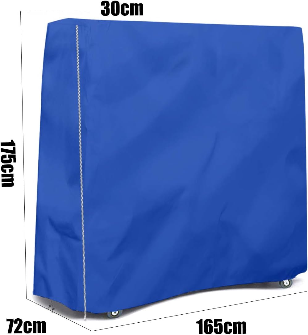 SoGuDio Table Tennis Table Cover, International Standard Size, Table Tennis Table Cover for Folding, Sun Protection rain Protection Dust Protection Indoor/Outdoor (Blue) : Sports & Outdoors