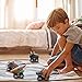 Magicfun Pull Back Dinosaur Cars 6 Pack, Kids Dinosaur Car Toys for 2-10 Year Old Boys Girls Dino Cars Vehicles Playset with Big Tire Wheel Birthday Creative Gifts for Kids